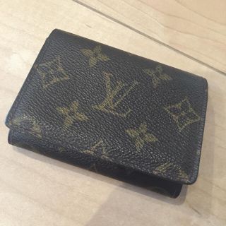 ルイヴィトン(LOUIS VUITTON)のルイヴィトン モノグラム 名刺入れ(名刺入れ/定期入れ)