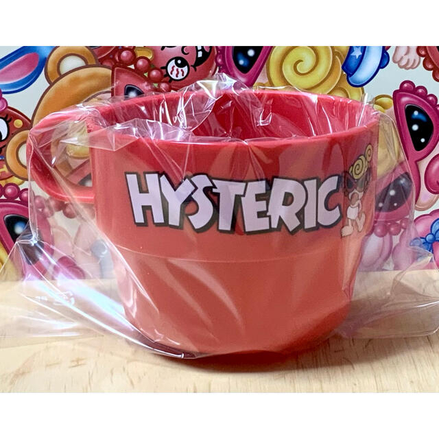 HYSTERIC MINI(ヒステリックミニ)のヒスミニ☆正規品☆新品☆プラカップ☆コップ☆赤☆食器☆ランチ☆お弁当☆歯みがき キッズ/ベビー/マタニティの授乳/お食事用品(マグカップ)の商品写真