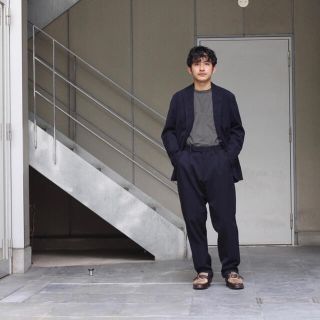 コモリ(COMOLI)の17aw comoli ウールナイロン　ジャケット　コモリ　21aw　(テーラードジャケット)