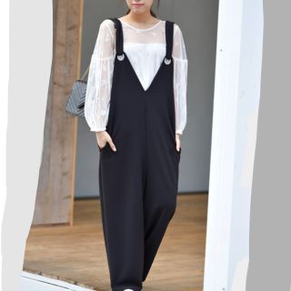 トゥデイフル(TODAYFUL)の#28 r.p.s リングサロペット　Black  新品・未使用　期間限定販売(サロペット/オーバーオール)