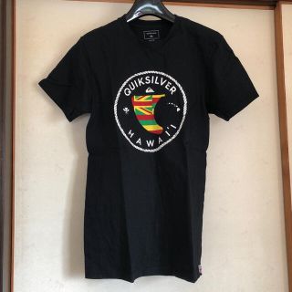 クイックシルバー(QUIKSILVER)のクイックシルバー メンズ Tシャツ 黒 USサイズのS(Tシャツ/カットソー(半袖/袖なし))