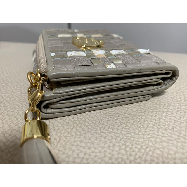 新品アタオATAOワルツwaltzルークメモリアルシャンパンミニ財布三