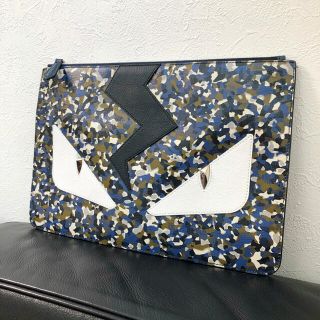 フェンディ(FENDI)のFENDI フェンディ モンスター クラッチ バッグ 財布 長財布 (セカンドバッグ/クラッチバッグ)