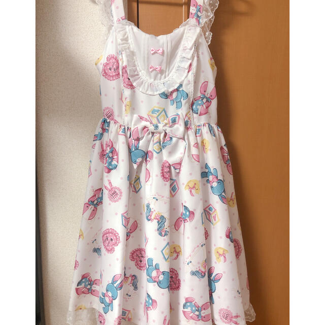 Angelic Pretty(アンジェリックプリティー)のToy DreamジャンパースカートSet レディースのワンピース(ひざ丈ワンピース)の商品写真