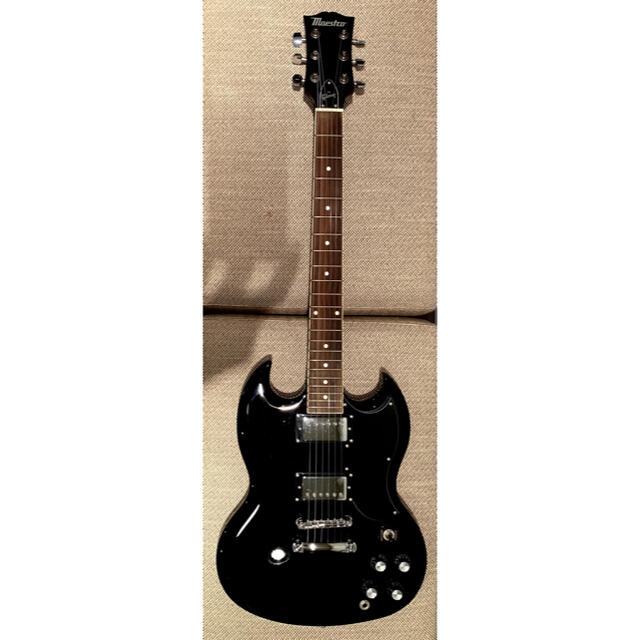 Gibson(ギブソン)の【Maestro by Gibson】SG Black マエストロ  ギブソン 楽器のギター(エレキギター)の商品写真