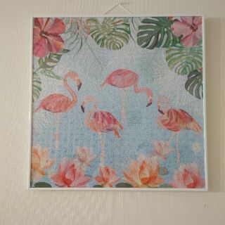 ジクソーパズル 完成品  Flamingos & Lilies 1(その他)