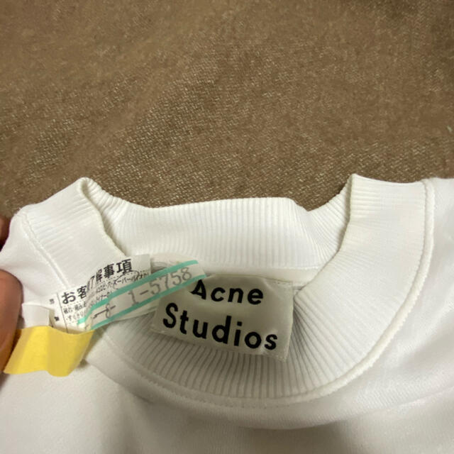 ACNE(アクネ)のAcne Studios 白色コットンワンピース レディースのワンピース(ミニワンピース)の商品写真