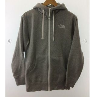 ザノースフェイス(THE NORTH FACE)のNORTH FACE ジップパーカー 長袖 グレー  男女兼用(パーカー)