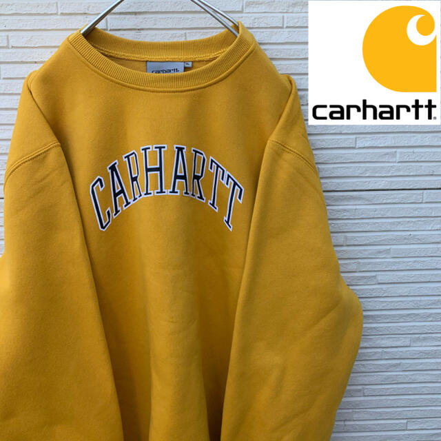 【新品タグ付き】Carhartt トレーナー XL ビッグシルエット イエロー