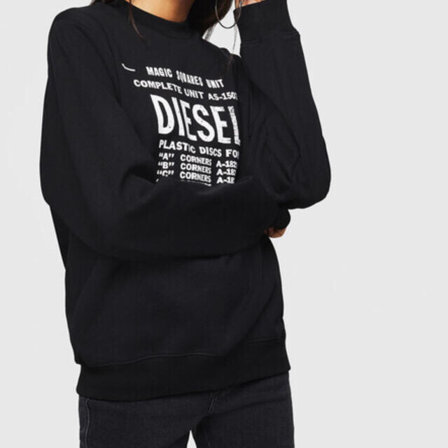 タグ付き　未使用　DIESEL トレーナー　スウェット　ブラック 3