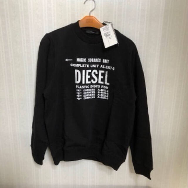 タグ付き　未使用　DIESEL トレーナー　スウェット　ブラック