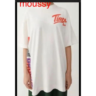 マウジー(moussy)のmoussy  Tシャツ 白　美品(Tシャツ(半袖/袖なし))