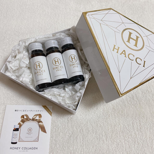HACCI(ハッチ)のHACCI ドリンク ハニーコラーゲン3本ギフトセット コスメ/美容のコスメ/美容 その他(その他)の商品写真