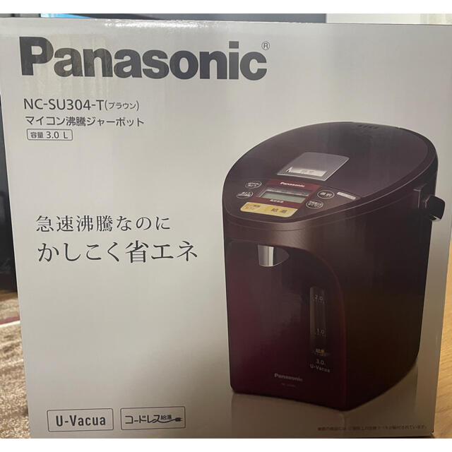 Panasonic(パナソニック)のpanasonic NC-SU304-T スマホ/家電/カメラの生活家電(電気ポット)の商品写真