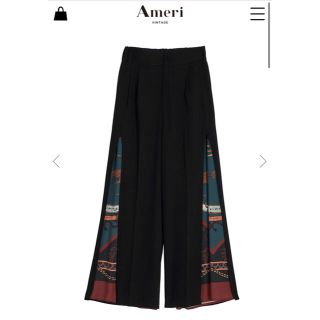 アメリヴィンテージ(Ameri VINTAGE)のAmeri MEDI TWIN CHEETAH SCARF PANTS 新品(カジュアルパンツ)