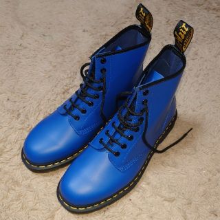 Dr.Martens 8ホール ブルー UK8(27cm)ドクターマーチン www