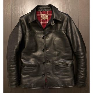 ザリアルマッコイズ(THE REAL McCOY'S)のY'2 LEATHER ワイツーレザー　30'Sカーコート　エコホース(ライダースジャケット)