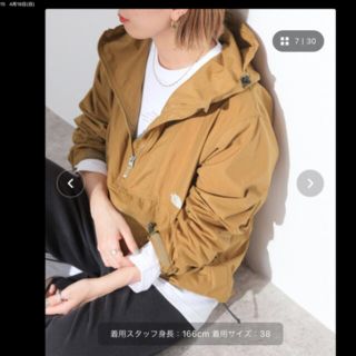 スローブイエナ(SLOBE IENA)のイエナスローブ　ノースフェイス　COMPACT  ANORAK ブルゾン(ナイロンジャケット)