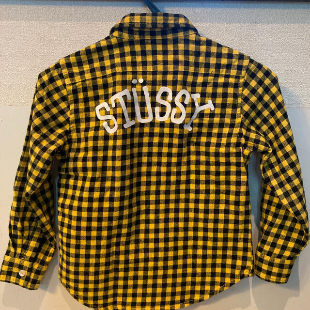 STUSSY(ステューシー)のstussy kids 長袖ネルシャツとstussy Gパン キッズ/ベビー/マタニティのキッズ服男の子用(90cm~)(Tシャツ/カットソー)の商品写真