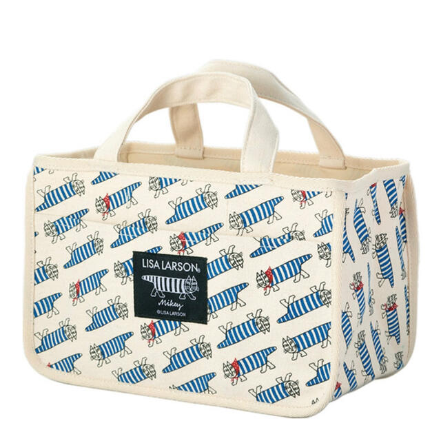 宝島社(タカラジマシャ)の2020年リンネルLISA LARSONバッグ&ティッシュボックスケース外箱なし レディースのバッグ(トートバッグ)の商品写真