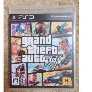プレイステーション3(PlayStation3)の【美品】PS3 用 ソフト　Grand Theft Auto V(家庭用ゲームソフト)