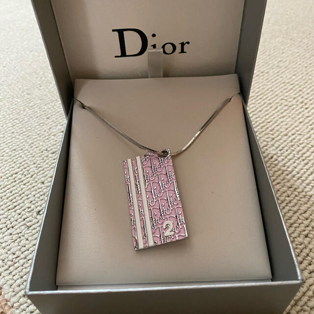 ☆Diorトロッターネックレス☆ピンク大 今だけ特別セール noxcapital.de