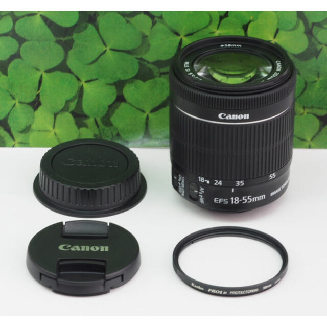 美品】キヤノンEF-S18-55mm STM 標準ズーム⭐️音静かで動画も安心 美品】キヤノンEF-S18-55mm STM 標準ズーム⭐️音静かで動画も安心