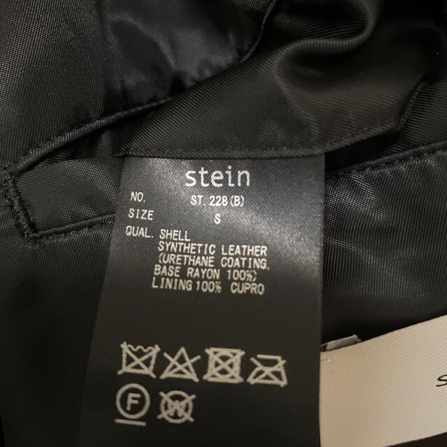 stein FAKE LEATHER CAR JACKET メンズのジャケット/アウター(レザージャケット)の商品写真