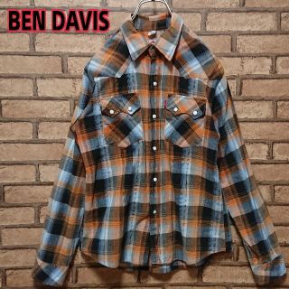 ベンデイビス(BEN DAVIS)のBENDAVIS ベンデイビス メンズ チェック シャツ(シャツ)