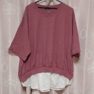 シマムラ(しまむら)の裾切替プルオーバー👚大きいサイズ(カットソー(半袖/袖なし))