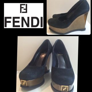 フェンディ(FENDI)のフェンディ♡クラシック ウェッジ サンダル♡(ハイヒール/パンプス)