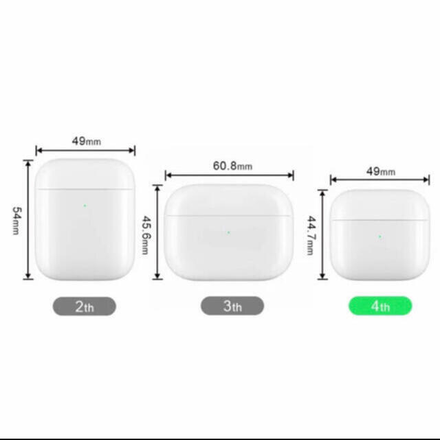 【最新】Airpro4 Bluetoothイヤホン　 スマホ/家電/カメラのオーディオ機器(ヘッドフォン/イヤフォン)の商品写真