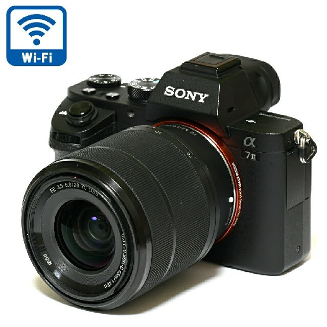 SONY】フルサイズ☆ショット数わずか「4262回」!!α7Ⅱレンズキット-