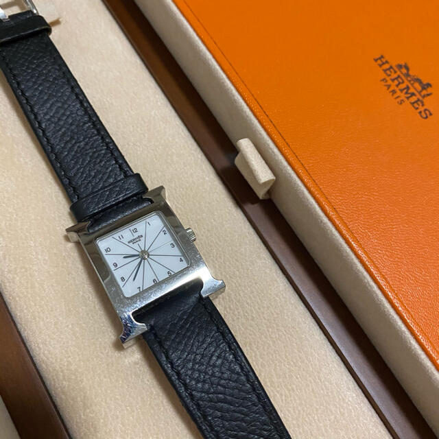 Hermes(エルメス)のエルメス Hウォッチ レディースのファッション小物(腕時計)の商品写真