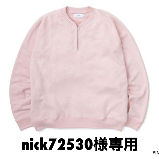 1LDK SELECT(ワンエルディーケーセレクト)のLOOPWHEELER for Graphpaper Half-Zip メンズのトップス(スウェット)の商品写真