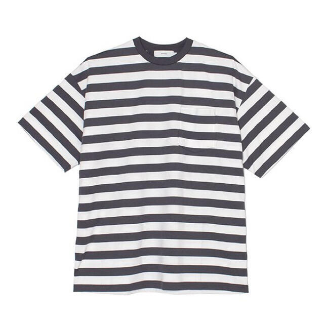 Graphpaper border s/s pocket tee