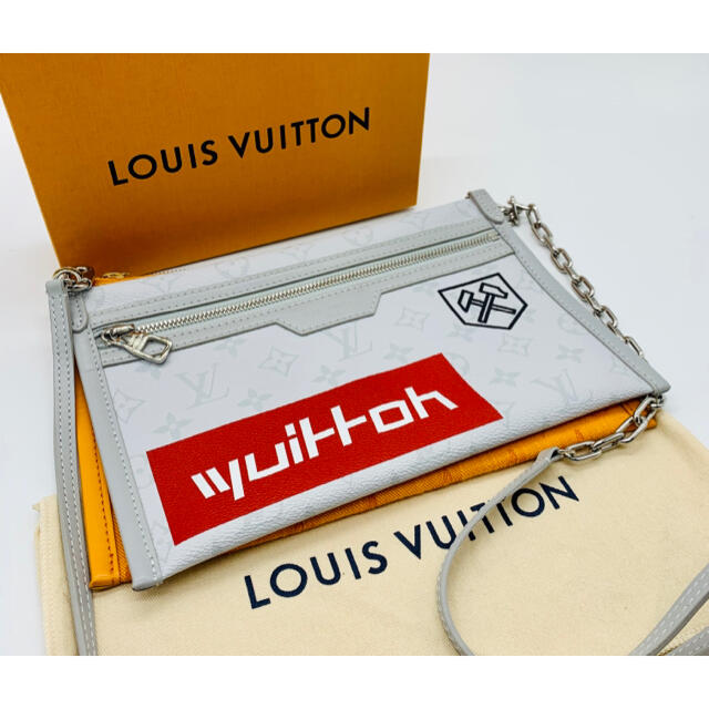 LOUIS VUITTON(ルイヴィトン)の⭐️ 極美品 ルイ・ヴィトン ホワイト モノグラム ショルダーバッグ メンズのバッグ(ショルダーバッグ)の商品写真