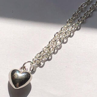 バブルス(Bubbles)の♡̷̷ silver heart charm necklace ♡̷̷(ネックレス)