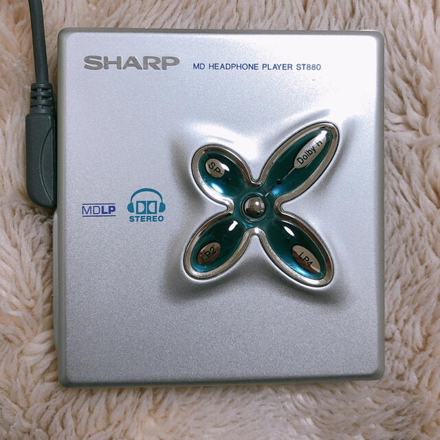 SHARP(シャープ)のMDプレイヤー スマホ/家電/カメラのオーディオ機器(ポータブルプレーヤー)の商品写真