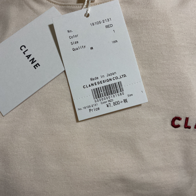 CLANE  5周年記念Tシャツ　レッド 3