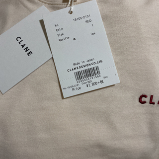 CLANE  5周年記念Tシャツ　レッド