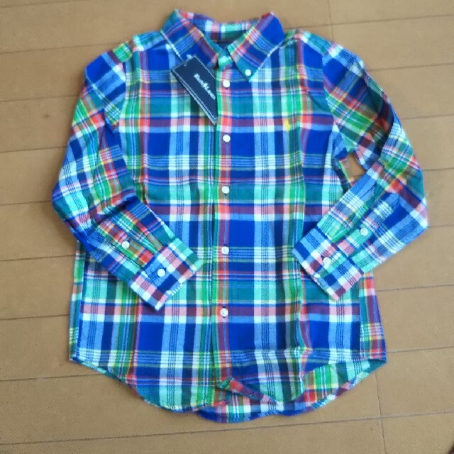 Ralph Lauren(ラルフローレン)の新品ラルフローレン・シャツ キッズ/ベビー/マタニティのキッズ服男の子用(90cm~)(Tシャツ/カットソー)の商品写真