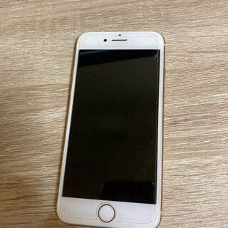 アップル(Apple)の iPhone8 64GB  gold ケース付き　SIMフリー(スマートフォン本体)