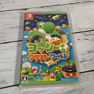 ニンテンドースイッチ(Nintendo Switch)の美品 Switch ヨッシークラフトワールド (家庭用ゲームソフト)