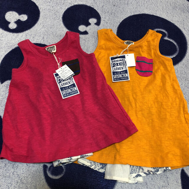 F.O.KIDS(エフオーキッズ)のタンクトップ♡８０＆９５ キッズ/ベビー/マタニティのキッズ服女の子用(90cm~)(Tシャツ/カットソー)の商品写真