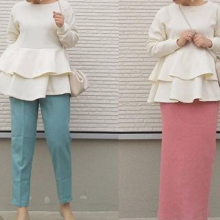 ザラ(ZARA)のピエロ　pierrot 完売カラー　売り上げ1位　高見えストレートパンツ(クロップドパンツ)