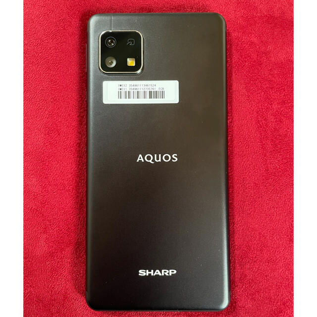 AQUOS(アクオス)のAQUOS sense4 lite SH-RM15 ブラック スマホ/家電/カメラのスマートフォン/携帯電話(スマートフォン本体)の商品写真