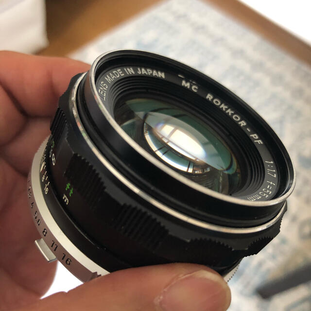 美品 ミノルタ MC ROKKOR-PF 55mm f1.7 オールドレンズ 4