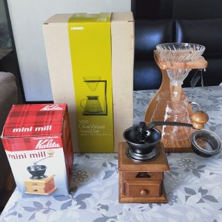 ハリオ(HARIO)のハンドドリップセット　HARIO　コーヒースタンドセット　Kalita　ミル(調理道具/製菓道具)