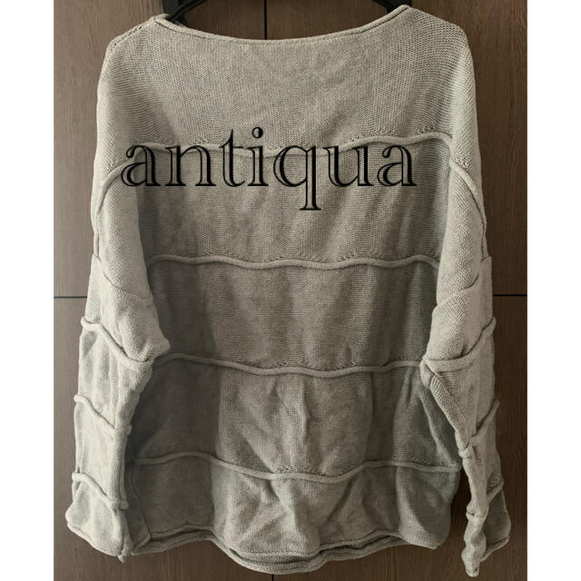 antiqua(アンティカ)のアンティカ綿ニット レディースのトップス(ニット/セーター)の商品写真
